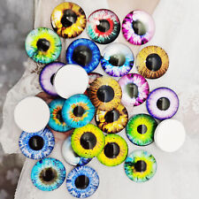 Cabochões de vidro olhos de animais costas planas 6-30 mm pupilas redondas para brinquedo de urso olho de boneca comprar usado  Enviando para Brazil
