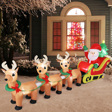 Lighted inflatable christmas for sale  Flanders