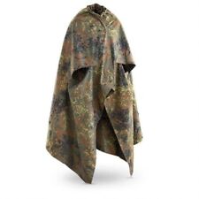 Genuine German army Shelter half tarpaulin fleckt. waterproof canvas tent poncho for sale  Shipping to South Africa