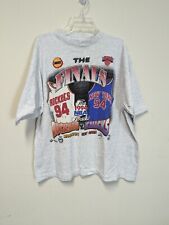 VTG 1994 NBA Finals Houston Rockets New York Knicks Grey Single Stitch XL Shirt, used for sale  Shipping to South Africa