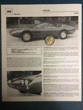 Maserati ghibli 1966 usato  Torino