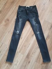 Boohoo ripped black for sale  UPMINSTER