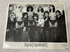 Iron Maiden raro oficial 1988 Can I Play With Madness impressão promocional totalmente assinada comprar usado  Enviando para Brazil