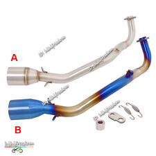 For Yamaha Zuma 125 BWS 125 2020-22 Exhaust Header Front Link Pipe Slip On 51MM for sale  Shipping to South Africa