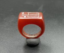 Anel antigo de selo de pedra de ágata cornalina com selo Intaglio, usado comprar usado  Enviando para Brazil