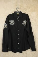 Camisa Oxford LA MARTINA Black Polo Team Mangas Largas con Botones Talla 3XL segunda mano  Embacar hacia Argentina