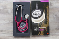 Estetoscópio de monitoramento Littmann Classic III, tubo de framboesa, 5648, usado comprar usado  Enviando para Brazil