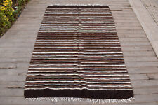 Alfombra turca 49""x73"" alfombra mohair tejido a mano 127x188 cm SIN TINTES manta de cama segunda mano  Embacar hacia Argentina