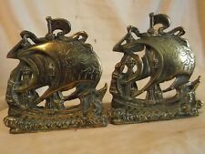 Pair vintage brass for sale  MANCHESTER