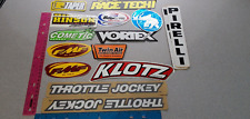 Dirt bike 2 stroke lovers sticker decal package MX motocross ATV Racing vintage for sale  Shipping to South Africa