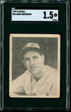 Usado, 1939 Play Ball Gum #56 Hank Greenberg graduado SGC 1,5 DETROIT TIGERS CORTE preguerra segunda mano  Embacar hacia Mexico