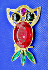 Colorful owl brooch for sale  Columbus