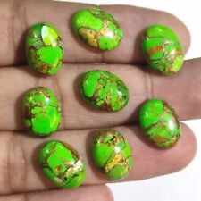 Piedras preciosas sueltas naturales Arizona verde cobre turquesa ovaladas cabujón para joyería segunda mano  Embacar hacia Argentina