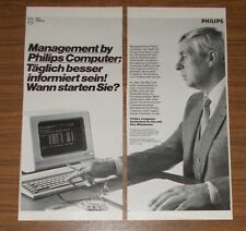 Publicidad rara PHILIPS P2753 ordenador terminal pantalla mejor informado 1980 segunda mano  Embacar hacia Argentina
