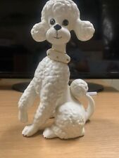 Poodle statue white for sale  Dunnellon