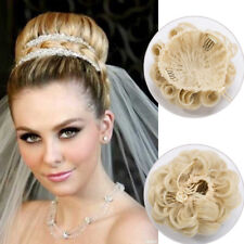 Synthetic Curly Hair Extensions Hairpiece Bun Updo Scrunchie Natural Pony Tail for sale  Shipping to South Africa