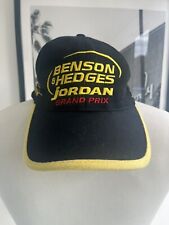 Boné de corrida vintage Jordan F1 chapéu Benson & Hedges preto bordado esporte a motor, usado comprar usado  Enviando para Brazil