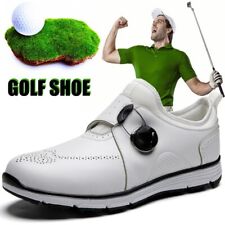 Sapatos de golfe masculinos de couro genuíno impermeáveis profissionais jogos de grama  comprar usado  Enviando para Brazil