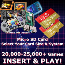 Tarjeta Micro SD Anbernic-PowKiddy-PC-Pi 128 GB y 256 GB CARGADA ¡20,000-25,000+ JUEGOS! segunda mano  Embacar hacia Mexico