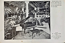 Loja de instrumentos musicais: piano na sala de vendas, S. Hamilton Co, Pittsburgh, PA. comprar usado  Enviando para Brazil