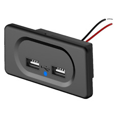 Usado, Soquete carregador de carro 3.1A duplo USB 2 portas 2.1A 1A adaptador de energia tomada carregamento comprar usado  Enviando para Brazil