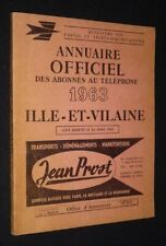Annuaire officiel abonnés d'occasion  France