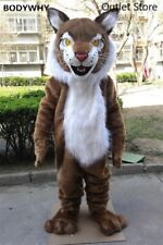 Fursuit Wild Cat Animal Furry Mascot Costume Suit Cosplay Party Dress Outfit, used for sale  Shipping to South Africa