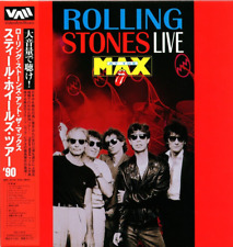 DISCO LÁSER original japonés de los Rolling Stones ‐At the Max/Steel Wheels Tour '90 segunda mano  Embacar hacia Argentina