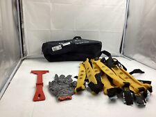(QTY 1) Buenas cadenas para nieve neumáticos de carretera (10) con guantes, herramientas y bolsa de almacenamiento segunda mano  Embacar hacia Mexico