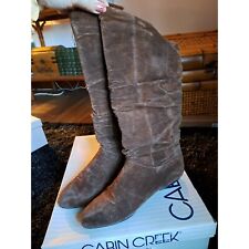 Cabin Creek Womens Brown Slouchy Riding Boot Size 6 for sale  Shipping to South Africa