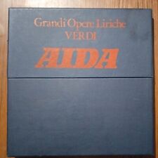 Usato, Cofanetto 4 Disco vinile 33 giri LP Grandi Opere Liriche Giuseppe Verdi Aida usato  Cagliari