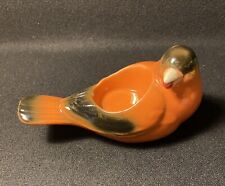 Pássaro laranja de cerâmica com vela de bico baga suporte para vela de chá comprar usado  Enviando para Brazil