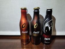 Coca-Cola Lot 3 Aluminum Bottles Black 007 James Bond for sale  Shipping to South Africa