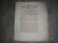 1795 revolution arrete d'occasion  Sochaux