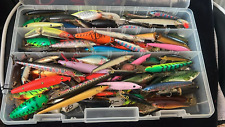 Assorted Vintage Rapala Floating Fishing Lures Lot 90+ + box, used for sale  Shipping to South Africa