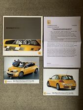 Renault sport brochure for sale  SALE