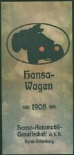 Hansa wagen 1908 gebraucht kaufen  Deutschland