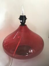 Glass table lamp for sale  DRYBROOK