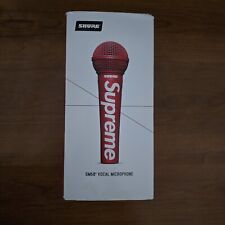 Supreme Shure SM58 microfone vocal dinâmico modelo limitado logotipo vermelho autêntico comprar usado  Enviando para Brazil