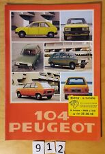 Peugeot 104 gl6 d'occasion  Meyzieu