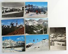 Postkarten Lot Italien 7 color AK mit Bergbahn, Sessellift, Gondelbahn Motiven tweedehands  verschepen naar Netherlands