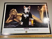 1988 Bud Light Spuds Mackenzie Pôster Cachorro James Bond Mulher Dourada Homem Caverna Antigo comprar usado  Enviando para Brazil