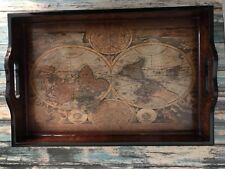 Wooden map tray for sale  Bernardsville