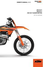 KTM Owners Manual Book Guide 2025 250 SX‑F EU for sale  Shipping to South Africa