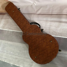 Estojo rígido de couro ecológico marrom personalizado para guitarra elétrica LP, usado comprar usado  Enviando para Brazil