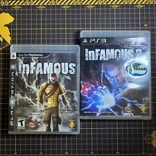 Lote 2 PlayStation PS3 Infamous 1 e 2 Conjunto Ásia Inglês Completo com Manual comprar usado  Enviando para Brazil