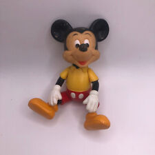 Figura de muñeca vintage de goma dura articulada de 6 pulgadas de Mickey Mouse de Walt Disney, usado segunda mano  Embacar hacia Argentina