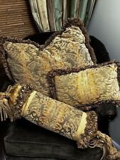 Pillow set gold for sale  West Palm Beach