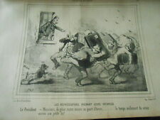 Litho caricature 1858 d'occasion  Bourgoin-Jallieu