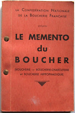 Memento boucher 1954 d'occasion  Cosne-Cours-sur-Loire